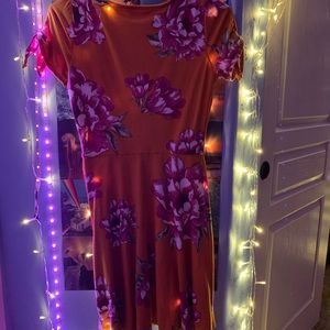 Yellow Floral With Bows Sleeveless Dress